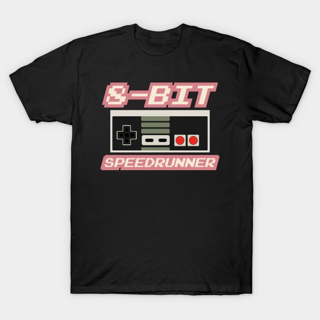 8-Bit Speedrunner T-Shirt by PCB1981